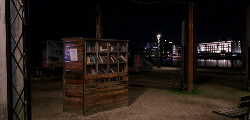 Book Exchange in Islands Brygge Copenhagen