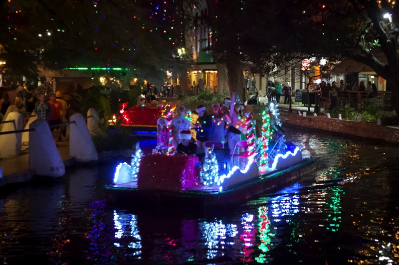Christmas cheer on the San Antonio Riverwalk