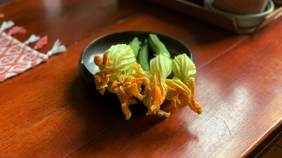 Courgette-Zucchini Flowers