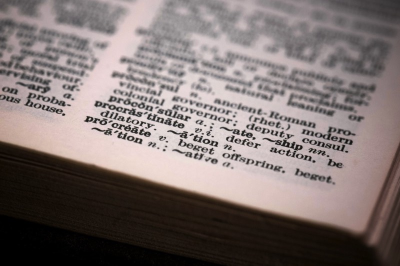 The Dictionary Definition of Procrastination
