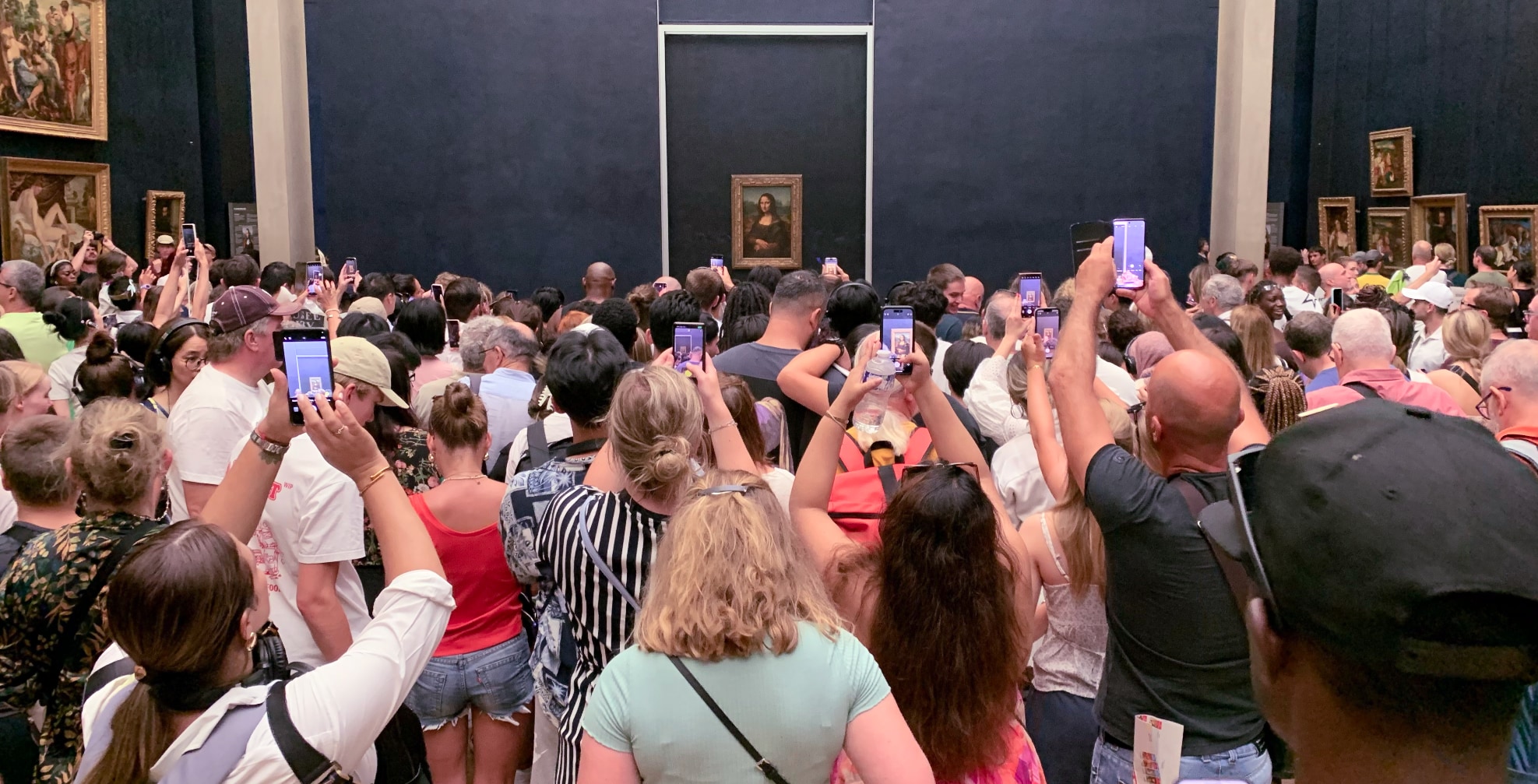 No joke-Appreciating the Mona Lisa at the Louvre