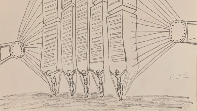 Detail from The Shape of Things by LA Davenport