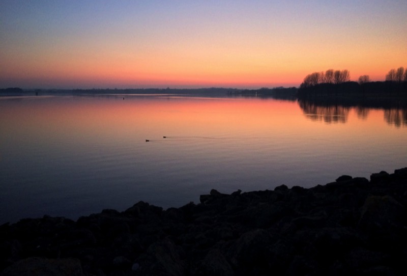 Rutland Water at Dusk